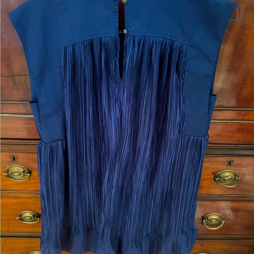 Anthropologie blue dress NWT size small